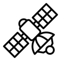 antenne satelliet icoon, schets stijl vector