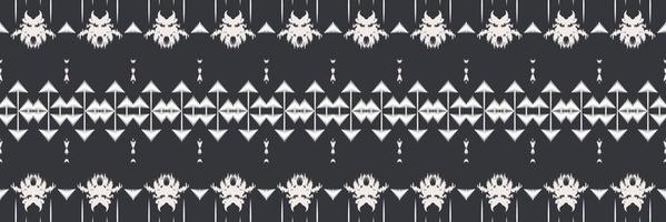 ikat naadloos patroon tribal kunst naadloos patroon. etnisch meetkundig batik ikkat digitaal vector textiel ontwerp voor prints kleding stof Saree mughal borstel symbool zwaden structuur kurti kurtis kurta's