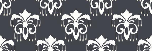 ikat damast Scandinavisch borduurwerk, ikat naadloos tribal Afrikaanse, etnisch geboorte digitaal textiel Aziatisch ontwerp oude kunst voor prints kleding stof Saree mughal zwaden structuur kurti kurtis kurta's vector