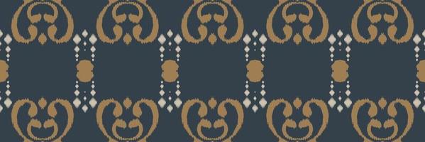 ikat kader batik textiel naadloos patroon digitaal vector ontwerp voor afdrukken Saree kurti Borneo kleding stof grens borstel symbolen stalen elegant