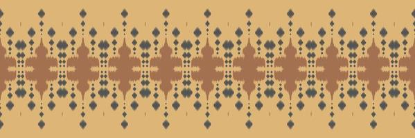 ikat grens tribal achtergrond naadloos patroon. etnisch meetkundig ikkat batik digitaal vector textiel ontwerp voor prints kleding stof Saree mughal borstel symbool zwaden structuur kurti kurtis kurta's