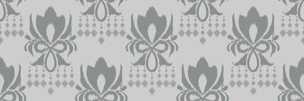 ikat damast Scandinavisch borduurwerk, ikat naadloos tribal kruis, mode patroon digitaal textiel Aziatisch ontwerp oude kunst voor prints kleding stof Saree mughal zwaden structuur kurti kurtis kurta's vector