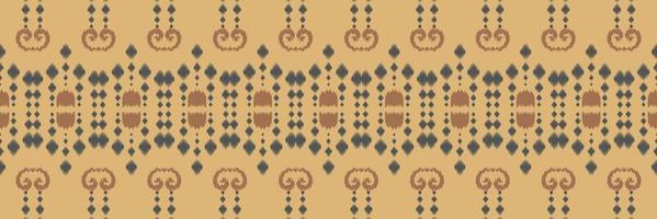 ikat bloem tribal achtergrond naadloos patroon. etnisch meetkundig ikkat batik digitaal vector textiel ontwerp voor prints kleding stof Saree mughal borstel symbool zwaden structuur kurti kurtis kurta's