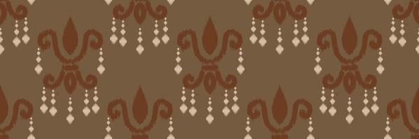 ikat damast Scandinavisch borduurwerk, ikat naadloos patroon tribal kruis, etnisch geboorte digitaal textiel Aziatisch ontwerp oude kunst voor prints kleding stof Saree mughal zwaden structuur kurti kurtis kurta's vector