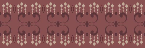 batik textiel etnisch ikat prints naadloos patroon digitaal vector ontwerp voor afdrukken Saree kurti Borneo kleding stof grens borstel symbolen stalen partij slijtage