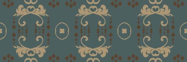 motief ikat achtergrond batik textiel naadloos patroon digitaal vector ontwerp voor afdrukken Saree kurti Borneo kleding stof grens borstel symbolen stalen ontwerper