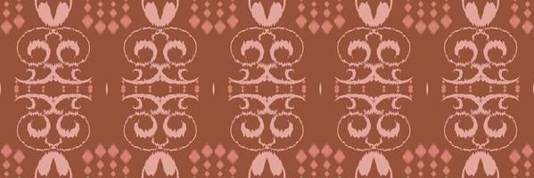 ikkat of ikat bloemen batik textiel naadloos patroon digitaal vector ontwerp voor afdrukken Saree kurti Borneo kleding stof grens borstel symbolen stalen elegant