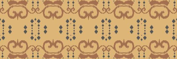 ikat bloem batik textiel naadloos patroon digitaal vector ontwerp voor afdrukken Saree kurti Borneo kleding stof grens borstel symbolen stalen ontwerper