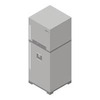 keuken koelkast icoon, isometrische stijl vector