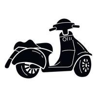 modern scooter icoon, gemakkelijk stijl vector
