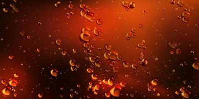 lucht bubbels van cola, Frisdrank drinken of bier structuur vector