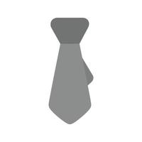 bedrijf stropdas vlak grijswaarden icoon vector