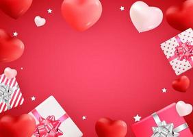 gelukkig Valentijnsdag dag vakantie achtergrond vector