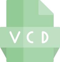 vcd het dossier formaat icoon vector