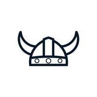 viking helm, perfect voor spel op te slaan, vector