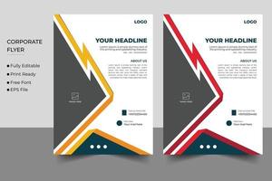 zakelijke bedrijf folder ontwerp en brochure Hoes sjabloon vector