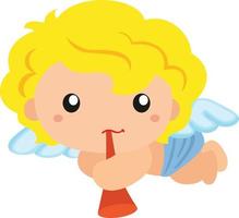 schattig Cupido engel illustratie vector clip art