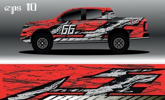 abstract achtergrond ontwerp voor auto inpakken van 4x4 vrachtwagen, rally, bestelwagen, suv en andere auto's vector