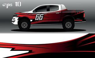 abstract achtergrond ontwerp voor auto inpakken van 4x4 vrachtwagen, rally, bestelwagen, suv en andere auto's vector