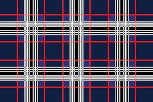 blauw en rood plaid kleding stof patroon voor achtergrond en behang vector