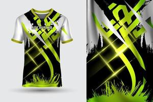 prachtige en bizarre t-shirt sport abstracte jersey geschikt voor racen, voetbal, gaming, motorcross, gaming, fietsen. vector