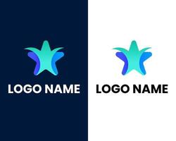 gevlinderd Mark modern bedrijf logo ontwerp sjabloon vector