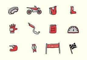 Dirt Bike Icon en Elements vector