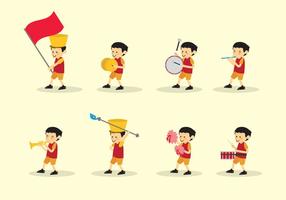 Jongen Marching Band Vector