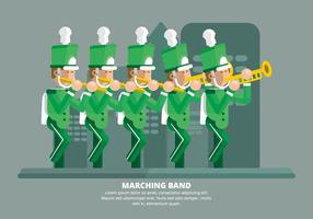 Marching Band Illustratie vector