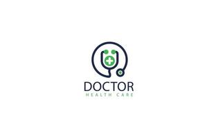 vector telefoon dokter of dr logo sjabloon