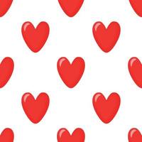 naadloos patroon met rood harten voor textiel en omhulsel papier, vector
