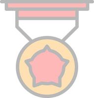 goud medaille vector icoon ontwerp