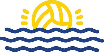 waterpolo vector icoon ontwerp