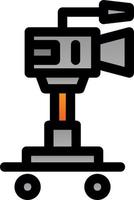 camera dolly vector icoon ontwerp