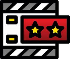 film recensie vector icoon ontwerp