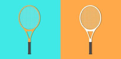 tennis racket schaduw icoon kleurrijk vector illustratie