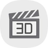 3d film vector icoon ontwerp