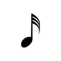 musical Notitie logo vector