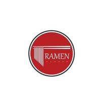 voedsel noodle logo ontwerp ramen vector