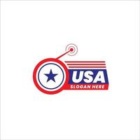 gemaakt in de Verenigde Staten van Amerika logo, etiketten en badges vector reeks Aan wit achtergrond