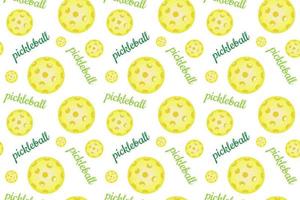 patroon met helder geel augurk ballen. backdrop voor spandoeken, afdrukken voor sportkleding, papier, stoffen, achtergronden. embleem voor augurk sport- club vector