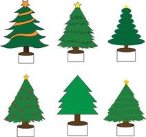 Kerstmis boom bewerkbare vector het dossier