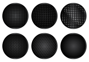 Zwarte Speaker Grill Vector