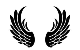 vrij vector engel Vleugels tatoeëren