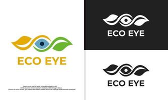 oog zorg logo ontwerp illustratie vector