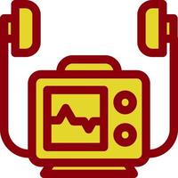 defibrillator vector icoon ontwerp