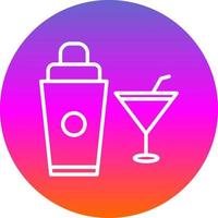 cocktail shaker vector icoon ontwerp