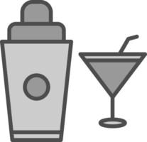 cocktail shaker vector icoon ontwerp