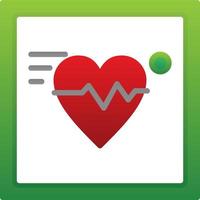 elektrocardiogram vector icoon ontwerp