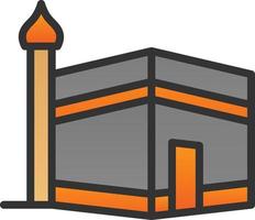 kaaba vector icoon ontwerp